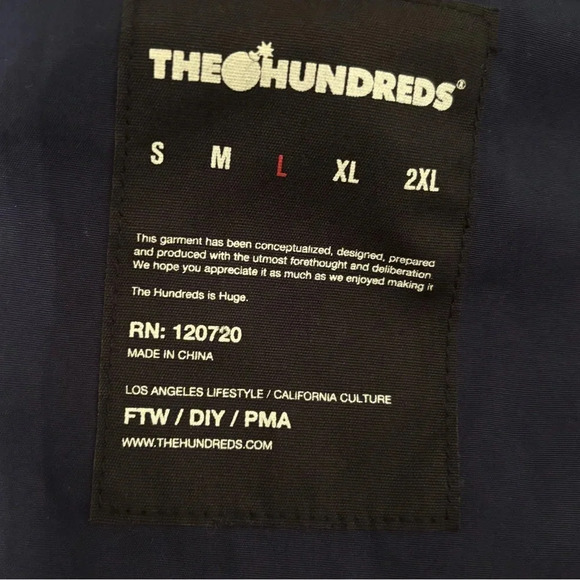 The Hundreds Men's Marina Jacket Blue And Red - Picture 2 of 8